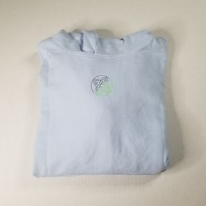 G/Fore G4 Worldwide Unisex Terry Golf Hoodie Sky Blue Size Small S Pullover